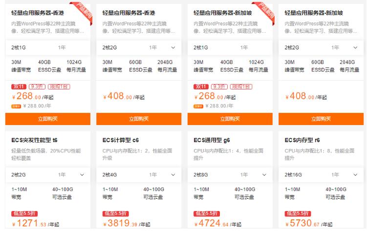 云服务器ecs年终特惠
